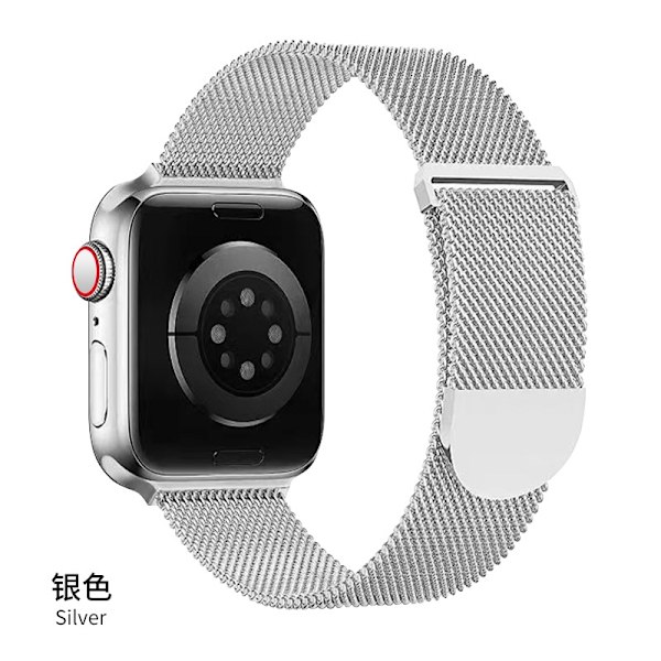 Klockarmband för Apple Watch iWatch 44/45/46/49MM Silver
