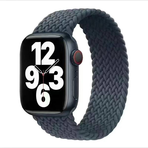 Klockarmband för Apple Watch iWatch 38/40/41mm L 155mm Mörkblå