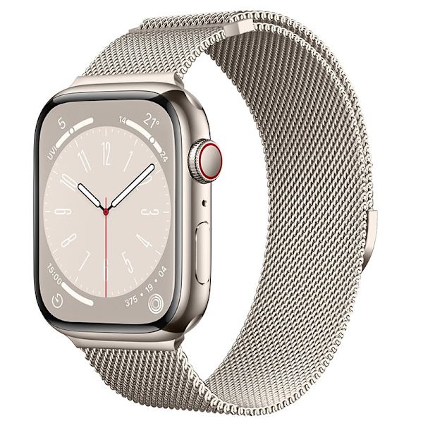 Kellon ranneke Apple Watch iWatch 38/40/41/10. sukupolvi 42mm universaali tähtisumu väri