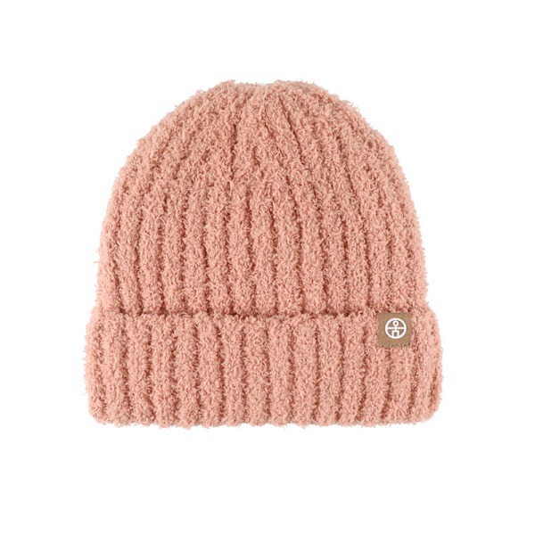 Varm Plyschmössa Dam Flänsstickad Hatt Herr Sammet Kallskydd Öronlappar Slipover Hatt Red Brown Average size
