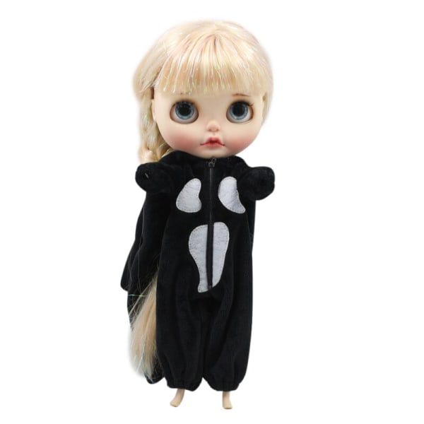 Blyth Docka 1/6 docka Halloween kostym djävul spöke kläder fladdermus hatt flicka pojke present leksak Like a photo