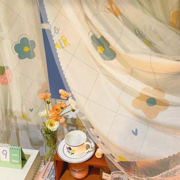 Högkvalitativ Spikfri Justerbar Gardin Självhäftande Fönsterskärm Ventilera Mjuk mandarin tangerine