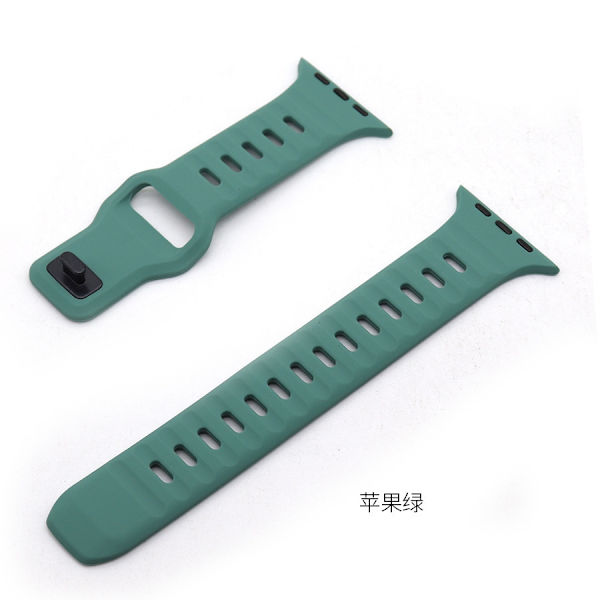 Klockarmband för Apple Watch iWatch 38/40/41/42MM S10 allmänt tallbarrsgrön