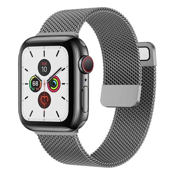 Rem För Apple Watch Band 44mm 40mm 38mm 42mm 44 mm Tillbehör Magnetisk loop Metall smartwatch armband iWatch serie 3 4 5 6 se space gray 38mm or 40 mm