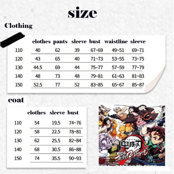 Kids Anime Demon Slayer Kimetsu No Yaiba Cosplay kostym Kimonor Kamado Tanjirou Kamado Nezuko Barn Halloween kostym Peruk kostym style4 Kids 110cm