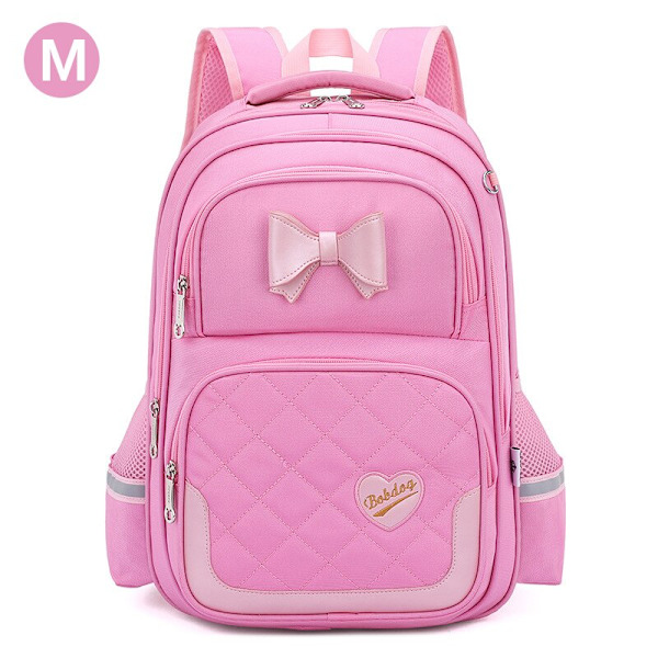 Bikab Koululaukut Tytöille Kawaii Reppu Reput Koululaisille Teinitytöille Lasten Laukut Tytöille Ortopedinen Reppu 2PCPINK M