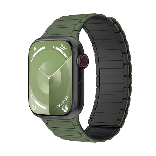 Urrem til Apple Watch iWatch 42/44/45/49mm ~10. generation universal militærgrøn sort