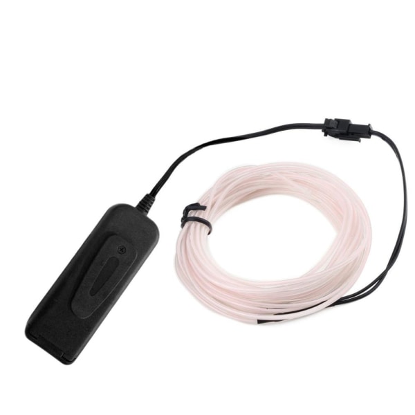 Glow EL Tråd Kabel LED Neon Jul Dansfest DIY Kostymer Kläder Ljusande Bil Ljus Dekoration Kläder Boll Rave 1m/3m/5m Green 5M