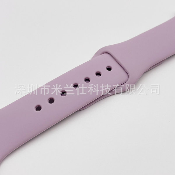 Klockarmband för Apple Watch iWatch 38/40/41/42mm-S10 standardstorlek SM kod 20 ljuslila