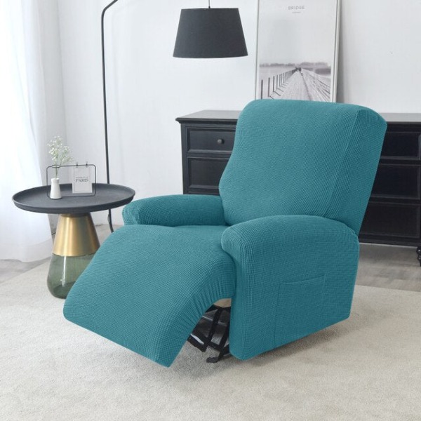 Delad Design Fåtöljöverdrag Relax Allomfattande Massage Lounger Enkel Soffa Överdrag för Vardagsrum Fåtöljöverdrag A4 Recliner Cover