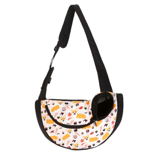 Bekväm Husdjursbärväska Hundar Katter Valpar Utomhusväskor Mesh Oxford Enkel Axelväska Sling Front Mesh Rese Tote Axelväska 1 S