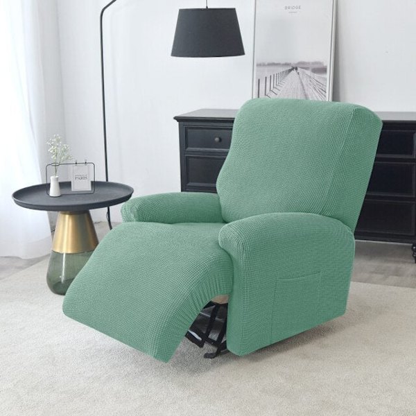 Delad Design Fåtöljöverdrag Relax Allomfattande Massage Lounger Enkel Soffa Överdrag för Vardagsrum Fåtöljöverdrag A6 Recliner Cover