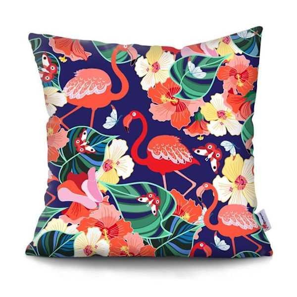Blomster Putetrekk dekorativ pute Tropisk plante papegøye putetrekk dekorativt putetrekk for sofa Putetrekk 45x45cm BZYY1T103