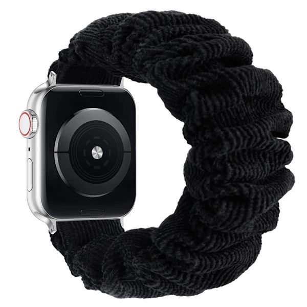 Kellon ranneke Apple Watch iWatch Fitbit Versa 1/2 mustalle