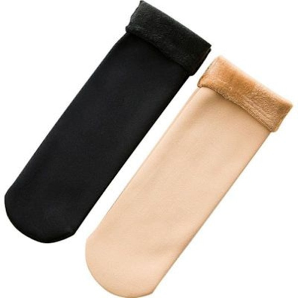 3 Par/Lot Dam Vinter Varma Tjocka Termiska Strumpor Ull Kashmir Snö Sömlösa Strumpor Sammet Mjuka Stövlar Golv Sovstrumpor 3blue Size35-40