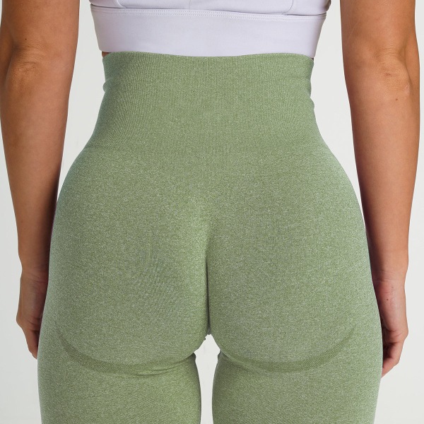 Kesän eurooppalainen ja amerikkalainen muoti urheilu fitness joogahousut saumattomat tiukat shortsit naisille 9165 shorts-fresh orange S