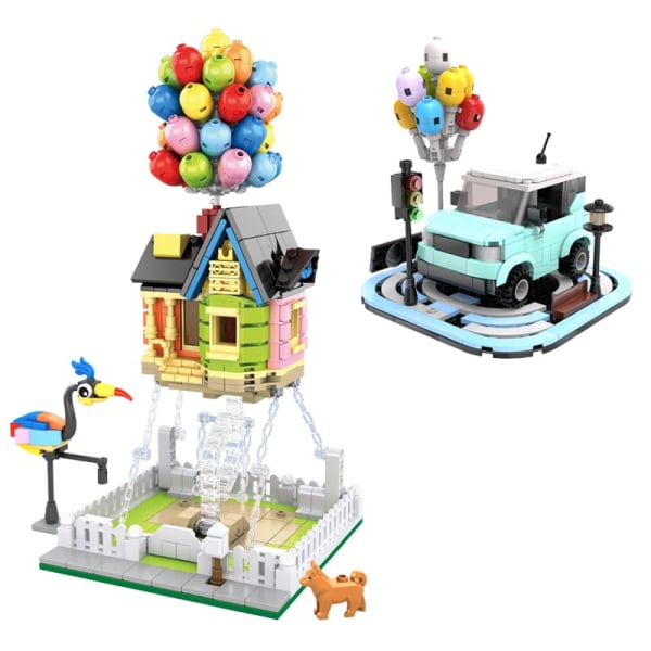 Mailackers City Expert Arkitektur Flyvende Ballonhus Tensegrity Skulpturer Modulære Byggeklodser Venner Børnelegetøj No box5 China