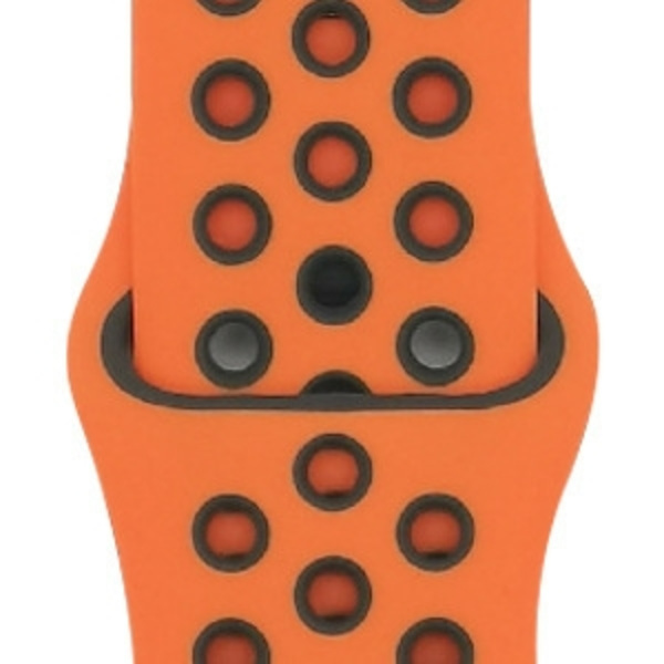 Klockarmband för Apple Watch iWatch för S10-42mm 38/40/41mm-S 43 orange + grå