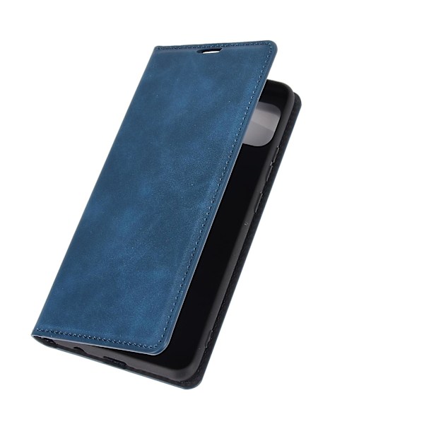 Motorola Moto G 5G Magneettinen Nahkainen TPU-kotelo Dark Blue