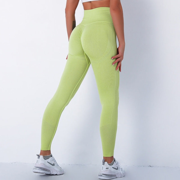 Yoga Bukser Push Up Sport Leggings Gym Fitness Tights Træning Løbebukser C205410 S