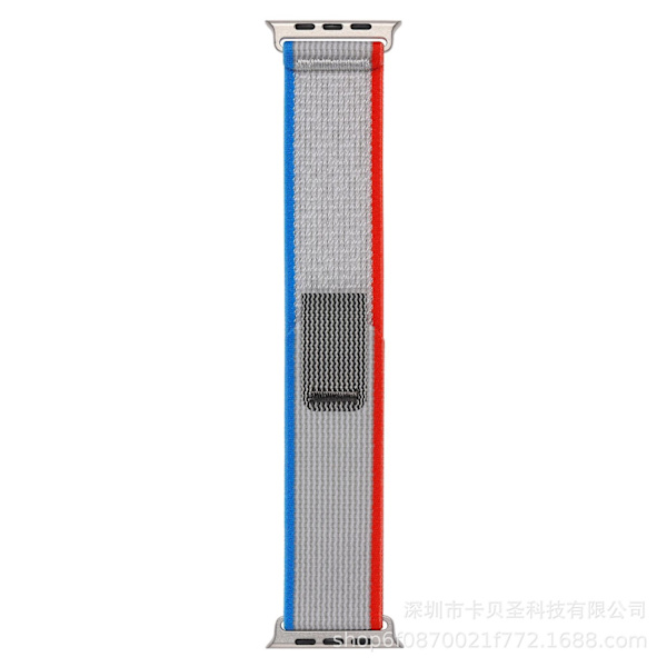 Kellon ranneke Apple Watch iWatch 42/44/45/49MM punainen harmaalla