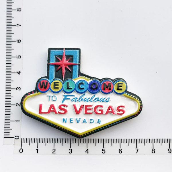 Maailman matkailu jääkaappimagneetti matkamuisto USA Las Vegas Florida kulttuurimaisema jääkaappitarrat lahjasetti kodin sisustus Las vegas 6