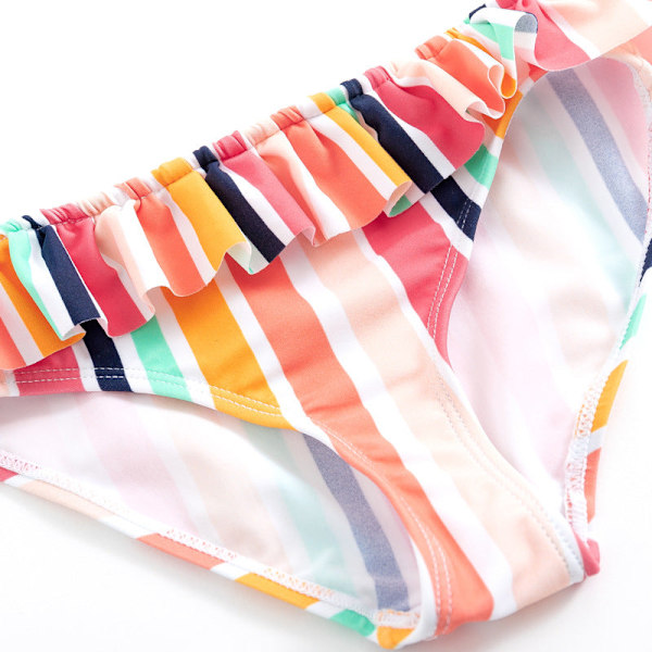 Baby Bikini Delad Baddräkt för Barn Flower 3/4T(110cm)