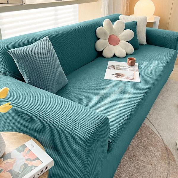 Fløyels Sofabed Trekk Sammenleggbar Armløs Sete Beskyttelse Moderne Stretch Sofabed Trekk Elastisk Plysj Sofabeskyttelse Hjem Bankett 1 L  185-210 cm