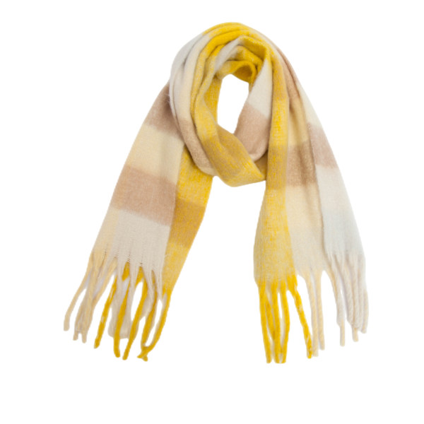2023 Efterår og Vinter Ny rund Garn Fortykket Sjal Imiteret Mohair Tykt Skæg Qicaigei Tørklæde scarfgirl1173SF 230x35cm