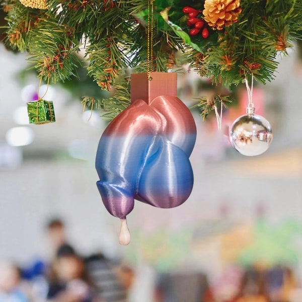 Rolig Julhänge Julgransprydnad Juldekor Trädhängande Prydnad Hem Juldekor Kreativ Gåva F One Size