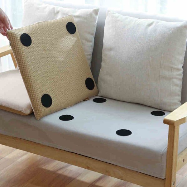 5 stk. Sofapute Laken Klips Borrelås Sofapute Sklisikker Selvklebende Teppe Seng Sofa Holder Like the picture D