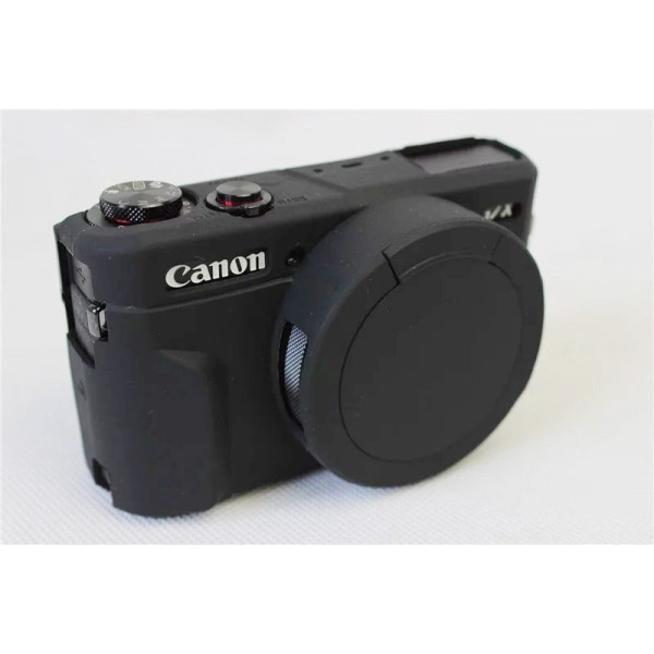 Kameraväska för Canon G7X3 G7 X Mark III G7X2 G7 X Mark II vlog Case Skyddande silikon Mjukt cover Soft shell g7xm2 g7x2 G7X3 green