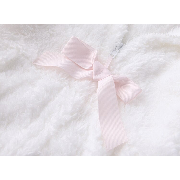Vinter Dam Onesie Pyjamas Kawaii Katt Söta Öron Långärmad Rosa One-Piece Sovkläder Kvinnlig Casual Söt Hemmakläder Flicka Pink
