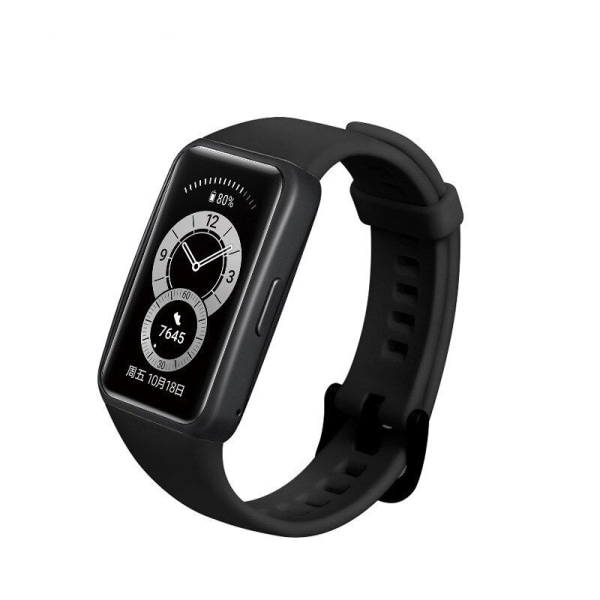 Laforuta Honor Band 6 Reim Silikon Klokkereim For Huawei Honor Band 6 Kvinner Menn Armbånd Fitness Loop Smartklokke Armreim White for Honor band 6