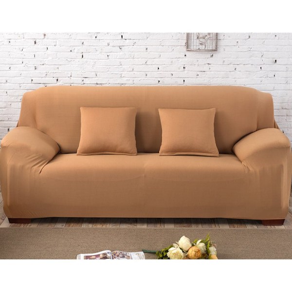 Slipcover ensfarvede sofabetræk til stue stræk slipcovers elastisk materiale sofabetræk hjørnesofabetræk dobbelt-sæde tre-sæde color 5 2-seater 145-185cm