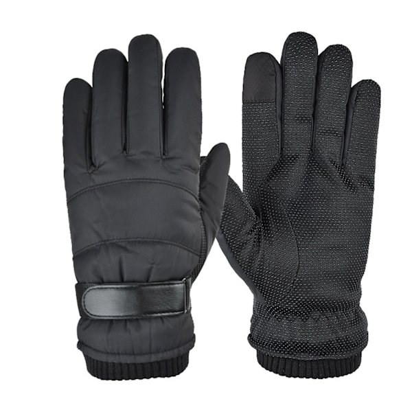 Justerbara Bomulls Handskar för Män och Kvinnor Vinter Utomhus Vindtäta Handskar för Alla Skidåkning Ridning Håller Värmen Klättring Utomhus Unisex Vantar 1 Free Size