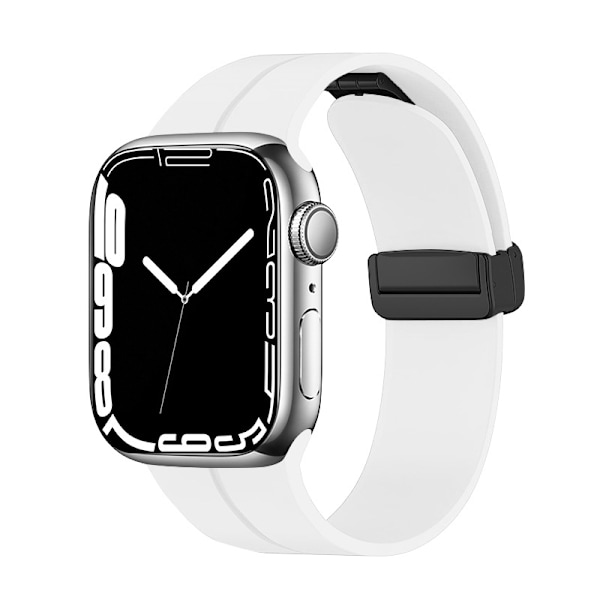Kellon ranneke Apple Watch iWatch 38/40/41/10. sukupolvi 42MM valkoinen