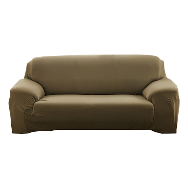 Ensfarvet Sofabetræk Stor Elasticitet Stræk Sofabetræk Loveseat Sofa Hjørnesofa Håndklæde Møbelbetræk 1/2/3/4 Personers Grey 1-seater 90-140cm