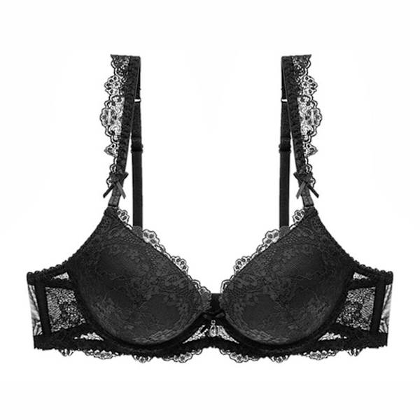 Varsbaby Sexig Spets Push Up BH Samlar Underkläder för Kvinnor White 34B