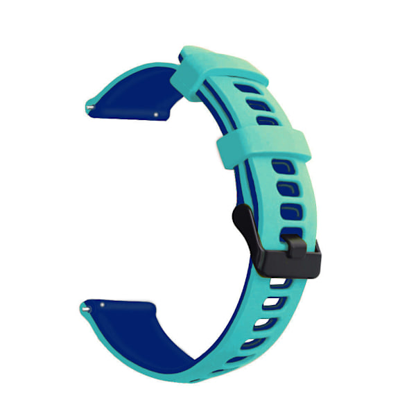 20/22mm Silikonarmband med två färger för Huawei GT2 Gaming 245 Outer lime and inner black 20mm