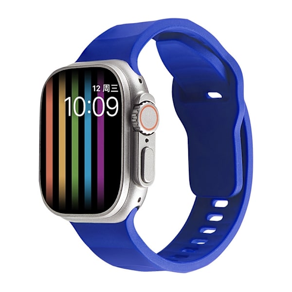 Klockarmband för Apple Watch iWatch 38-41 S10/42mm Kungsblå