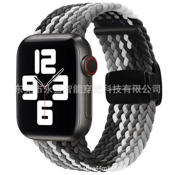 Klockarmband för Apple Watch iWatch 42/44/45/49mm passar för serie svart färg