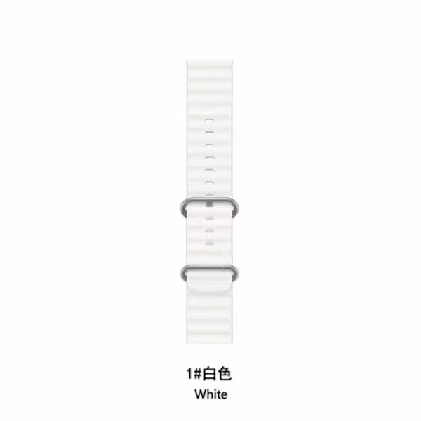 Urrem til Apple Watch iWatch 38/40/41 S10 42mm universal hvid
