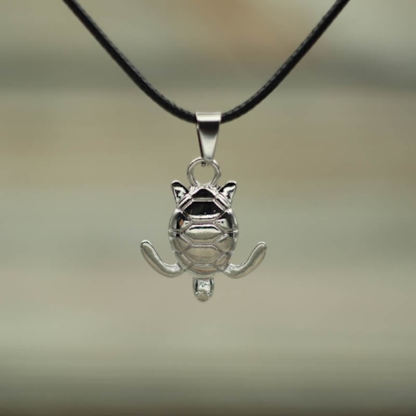 Mantarokke Halskjede Havdyr Anheng Justerbart Håndlaget Bohemia Voks Tau Choker Menn Kvinner Smykker Gave Joyas N0051-Silver