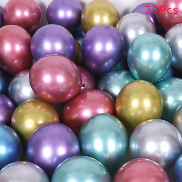 7/11/19 Rør Ballonholder Balloner Stativ Søjle Konfetti Ballon Børnefødselsdag Baby Shower Bryllupsdekoration Forsyninger 20pcs mix balloons A