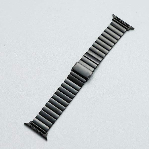 Klockarmband för Apple Watch iWatch 38/40/41mm Svart IP-plätering
