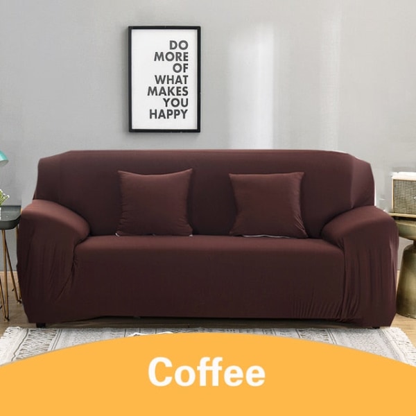 Elastisk Stretch Sofatrekk 1/2/3/4 Seter Sofatrekk Sjeselongtrekk for Universale Sofaer Stue Seksjons Sofa L Formet Trekk 018 2-seater(145-185cm)