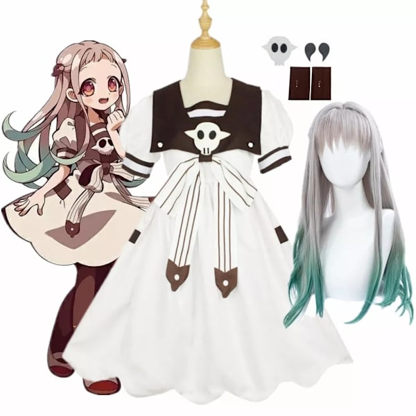 Anime Toilet-bound Jibaku Shounen Hanako-kun Yashiro Nene Cosplay -asu Only Wig XXL