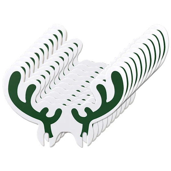 10/18 stk. Julekoppkort Juledekorasjoner Julenissehatt Vinglassdekor God Jul Ornament For Nyttårsfestutstyr 10pcs C