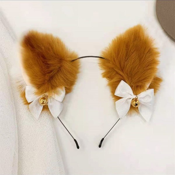 Vackra Maskerad Halloween Kattöron Huvudbonad Cosplay Katt Öra Anime Party Kostym Klocka Huvudbonad Håraccessoarer style4
